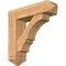 Ekena Millwork Balboa Arts and Crafts Smooth Bracket w/ Offset Brace, Western Red Cedar, 7 1/2"W x 28"D x 28"H BKT0806X28X28BOA03SWR - alternate 1